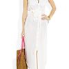 Charlie By Matthew Zink Silkgeorgette Maxi Dress in White - Lyst
