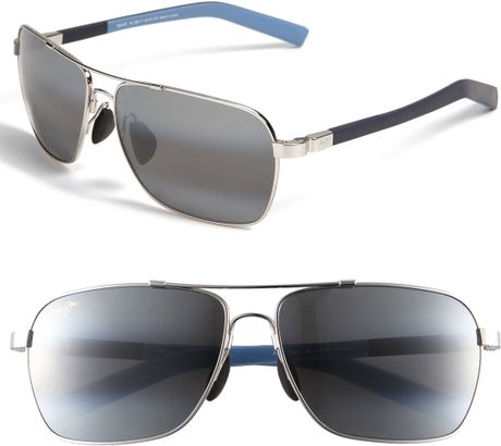 gucci 57mm square sunglasses black