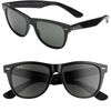 Ray-ban Classic Wayfarer Sunglasses in Black for Men (black polarized) - Lyst