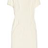 Acne Lucille Cottonblend Stretchjersey Dress in White - Lyst