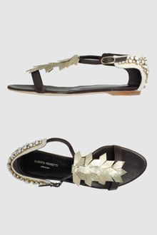 Alberta Ferretti Flat Sandals - Lyst