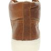Asos Asos Padded Cuff Leather Mid Cut Trainers in Brown for Men - Lyst