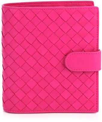 Bottega Veneta Leather Intrecciato Wallet - Lyst