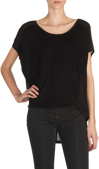 Co-op Barneys New York Combo Top - Lyst