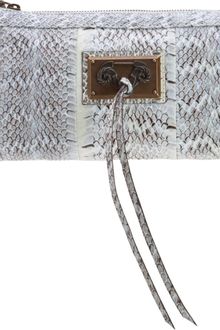Derek Lam Snake Tirza Clutch - Lyst