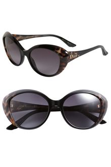Dior Rounded Cats Eye Sunglasses - Lyst