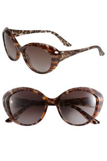 Dior Rounded Cats Eye Sunglasses - Lyst