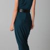 Doo. Ri Long V Neck Dress with Belt in Blue (teal) - Lyst