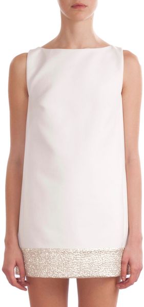 Giambattista Valli Metallic Hem Dress - Lyst
