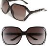 Gucci Oversized Sunglasses in Black (shiny black) - Lyst