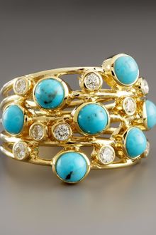 Ippolita Turquoise & Diamond Constellation Ring - Lyst