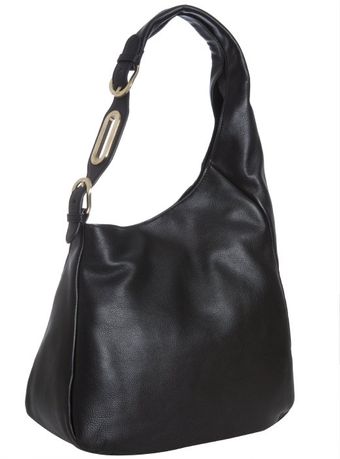  Black Calfskin Thelma Hobo 