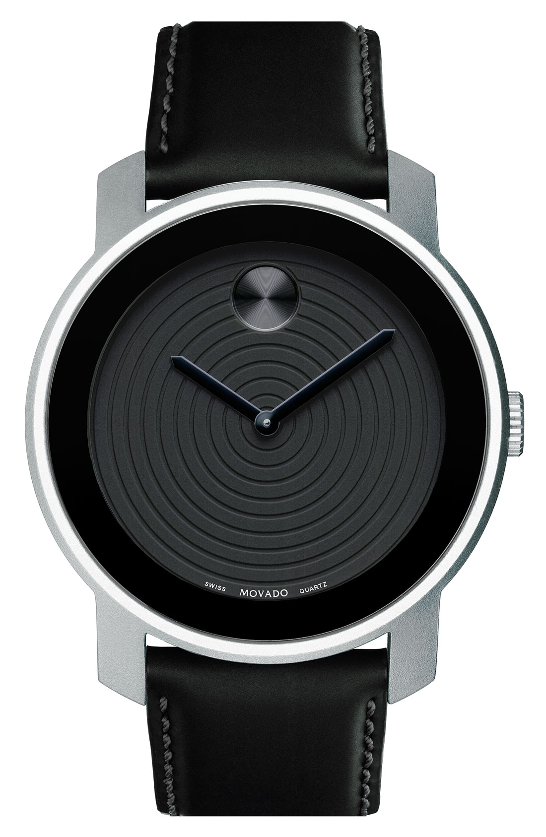 Movado Large Bold Aluminum Case Watch in Black for Men