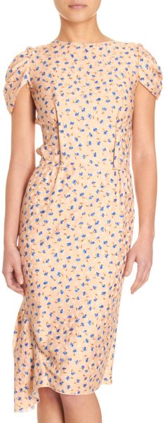 Nina Ricci Floral Sheath Dress - Lyst