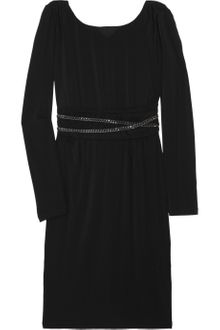 Philosophy di Alberta Ferretti Chain-embellished Jersey Dress - Lyst