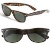 Ray-ban New Large Wayfarer Sunglasses in Brown (dark tortoise) - Lyst