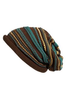 Tarnish Folk Knit Slouchy Cap - Lyst