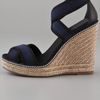 Tory Burch Adonis Wedge Espadrilles in Black - Lyst