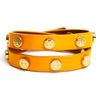 Tory Burch Double Wrap Bracelet in Yellow (lemon) - Lyst