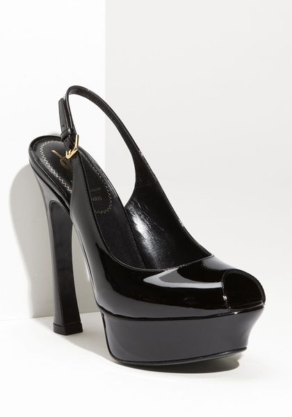 Yves Saint Laurent Palais Platform Pump in Black (nero) - Lyst