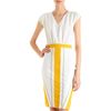Fendi Panel Skirt Dress in Yellow (white) - Lyst