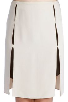 Lanvin Slashed Skirt - Lyst
