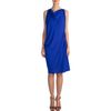 Lanvin Pintuck Dress in Blue - Lyst