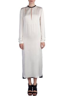 Lanvin Slit Neck Tunic Dress - Lyst