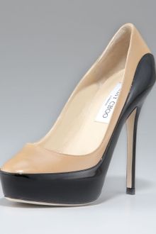 Jimmy Choo Two-tone Platform Pump - Lyst