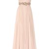 Marchesa Embellished Oneshoulder Silkchiffon Gown in Pink (blush) - Lyst