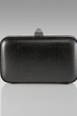 Pour La Victoire Snake-embossed Minaudiere