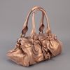 Chloé Metallic Leather Bag in Gold (bronze) - Lyst