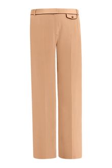 Chloé Silk Wide-leg Trousers - Lyst