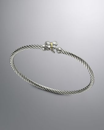 David Yurman Cable Collectibles Butterfly Bracelet - Lyst