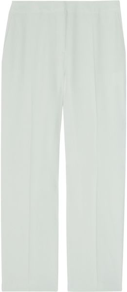 Emanuel Ungaro Cropped Silkcrepe Pants - Lyst