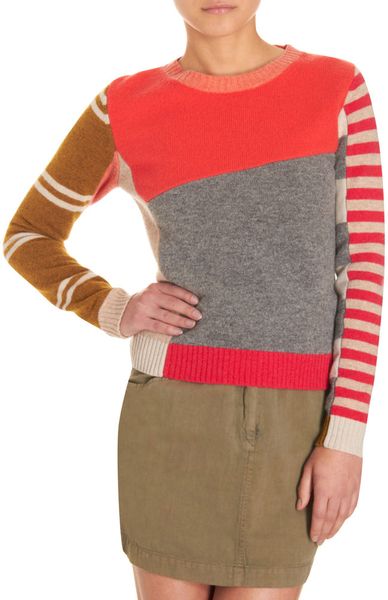 Etoile Isabel Marant Zena Sweater in Red - Lyst
