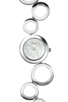Fossil Round Link Bracelet Watch - Lyst