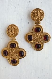 Free People Vintage Chanel Earrings - Lyst
