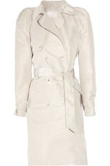 Lanvin Embellished Taffeta Trench Coat