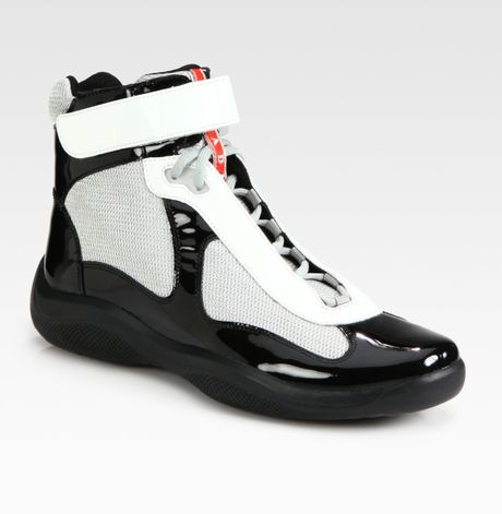hightop prada shoes