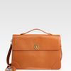 Tory Burch Robinson Briefcase in Brown - Lyst