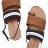 Proenza Schouler Leather and Canvas Sandals in Black - Lyst