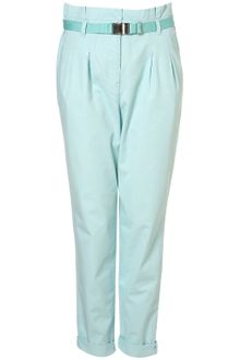 Topshop High Waisted Chino - Lyst