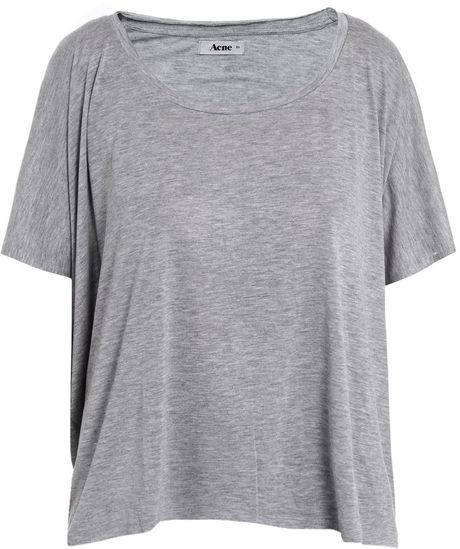 Acne Zorah Tshirt in Gray (grey) - Lyst
