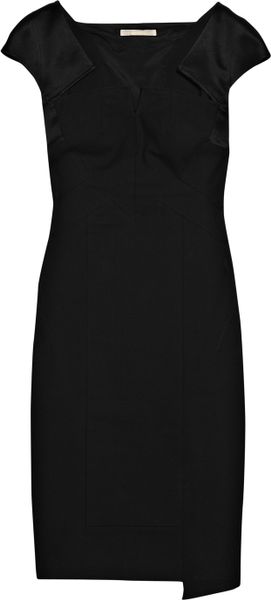 Antonio Berardi Stretchcotton Pencil Dress in Black - Lyst