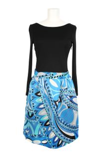 Emilio Pucci 2 in 1 Long Sleeve Dress in Viscose and Coton - Lyst