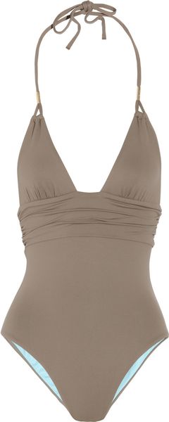 Melissa Odabash Naples Halterneck Swimsuit - Lyst