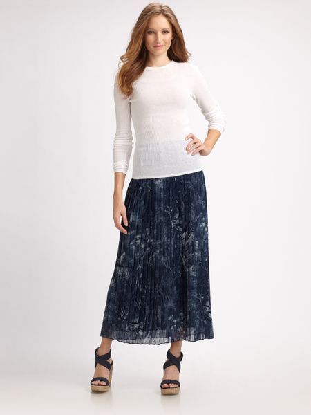 Michael By Michael Kors Skirt in Blue (indigo) - Lyst
