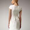 Shoshanna Capsleeve Shift Dress in White (ivory) - Lyst