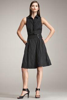 Armani Sleeveless Shirtdress - Lyst